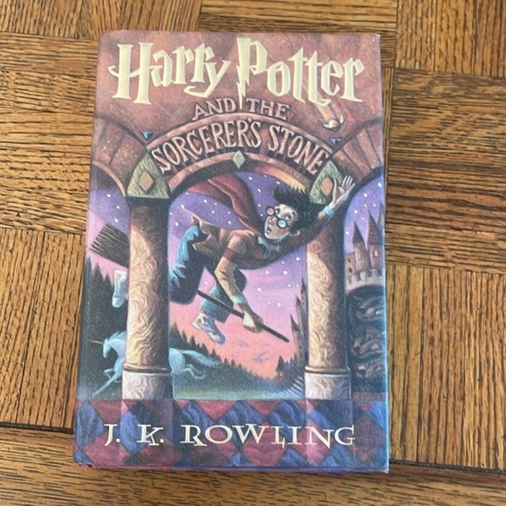 Rare 1st edition, Harry Potter, and the sorcerer Stone by J. K. Rowling hardback